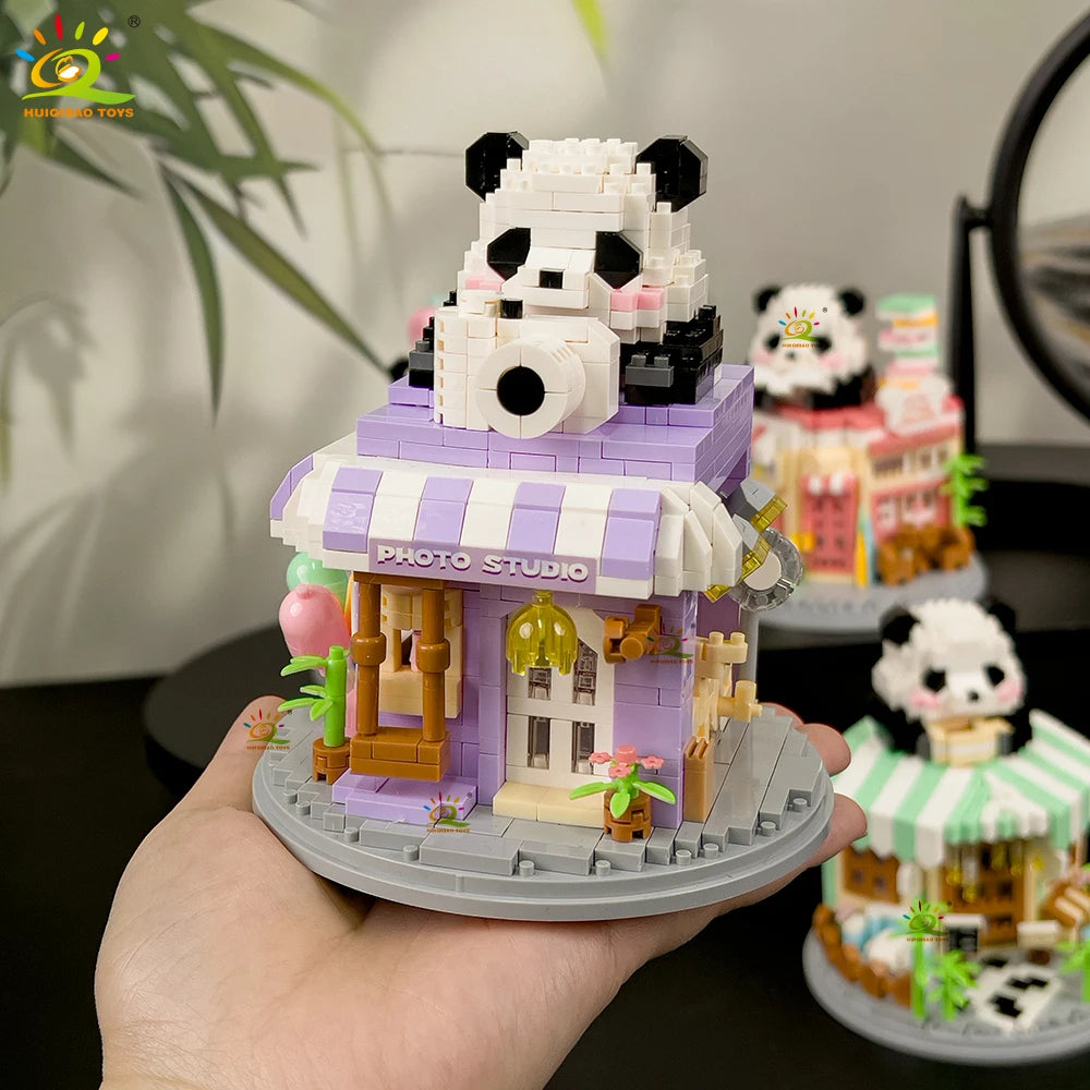 PENDRA Panda Coffee Mini Building Set