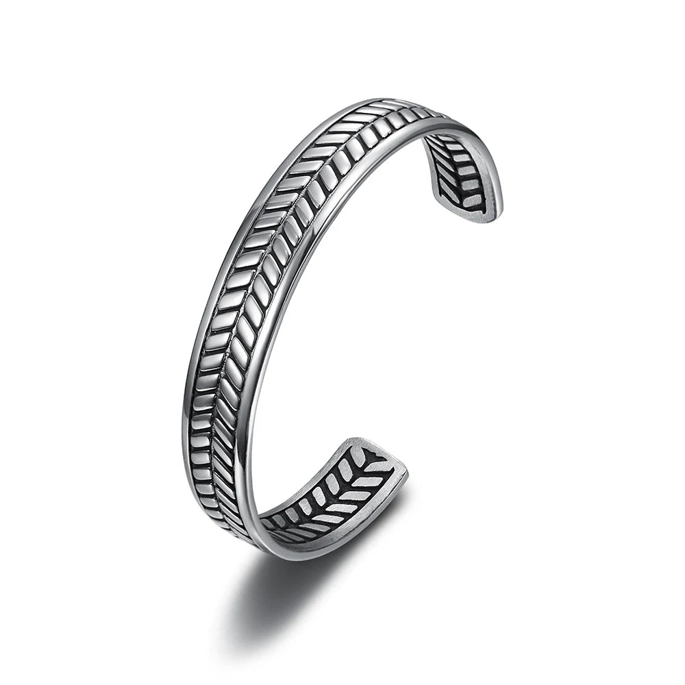 PENDRA Viking Raven Stainless Steel Adjustable Bracelet