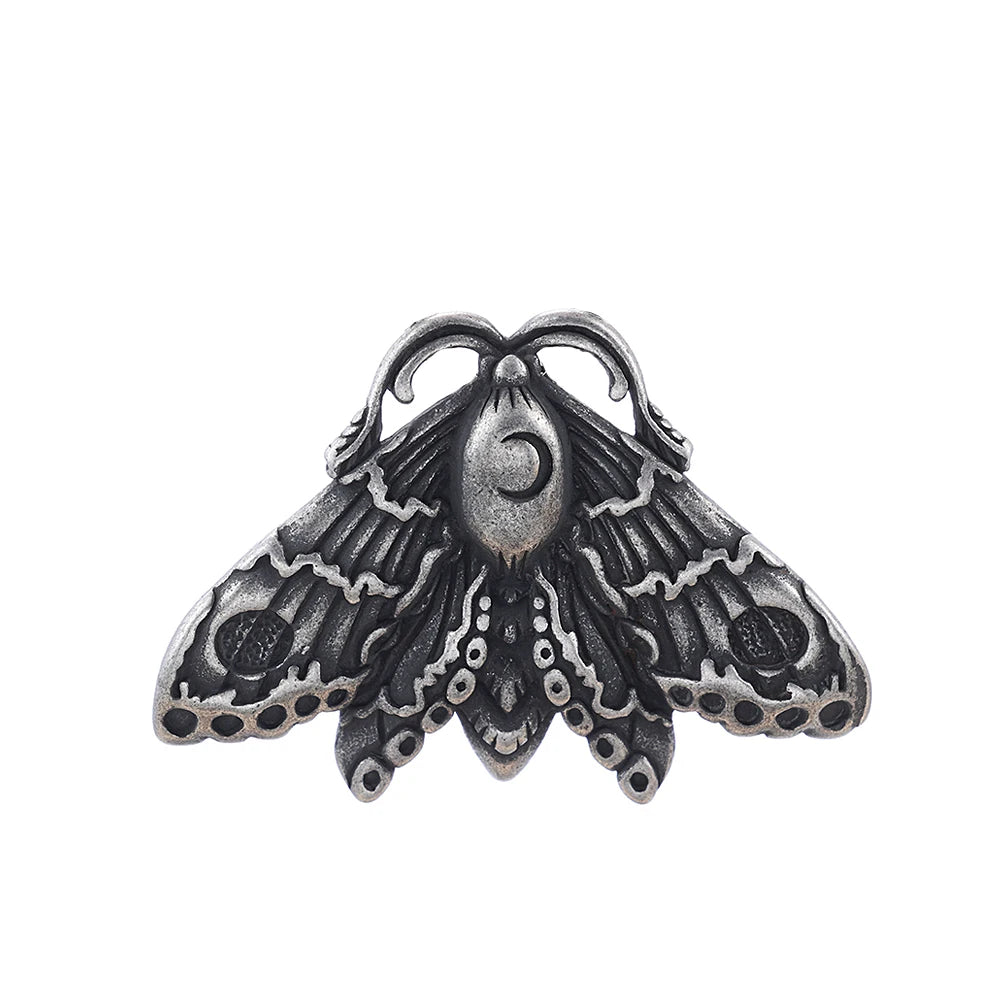 PENDRA Moonmoth Stainless Steel Moon Moth Pendant