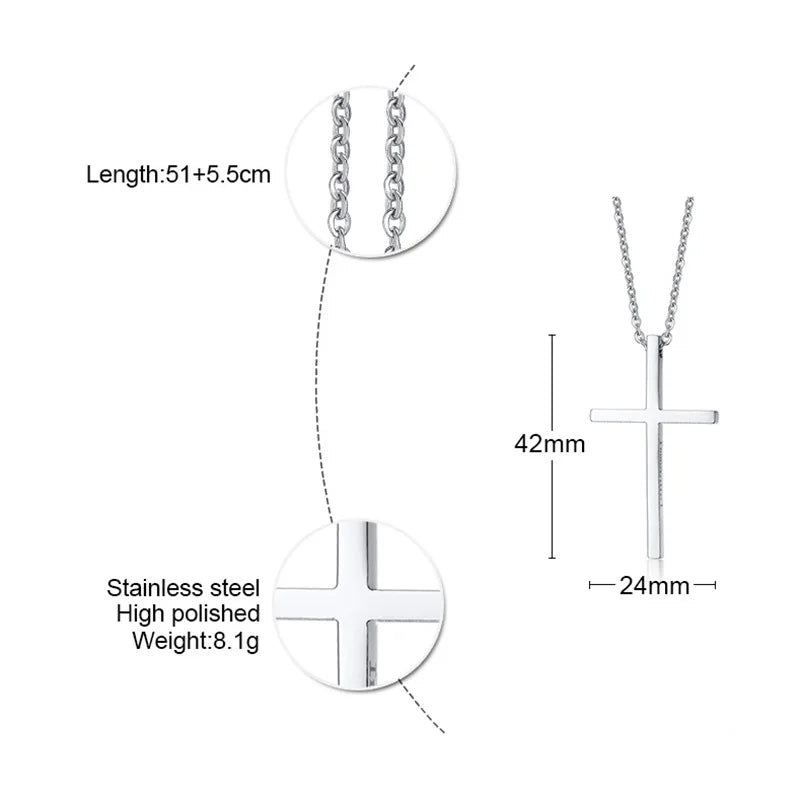 PENDRA Cross Double Pendant Necklace