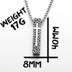 Texture Cross Men Necklaces Stainless Steel Pendant Chain Women Fashion Retro Jewelry Punk New In Accessories Gifts Wholesale