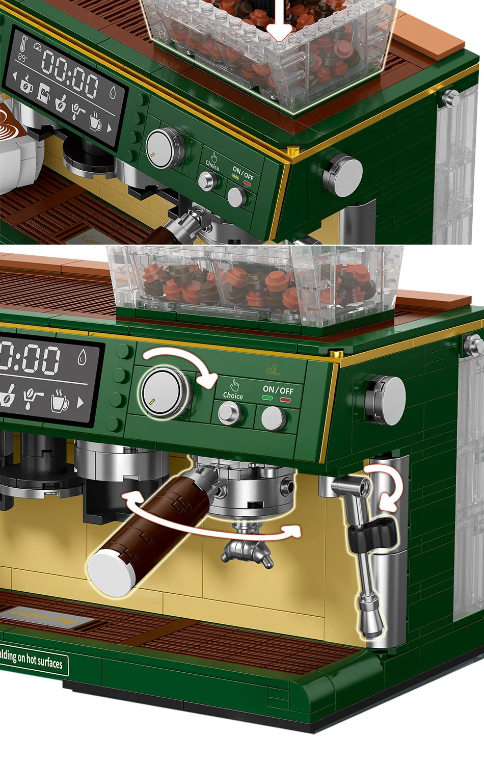 PENDRA Coffee Machine Micro Building Set