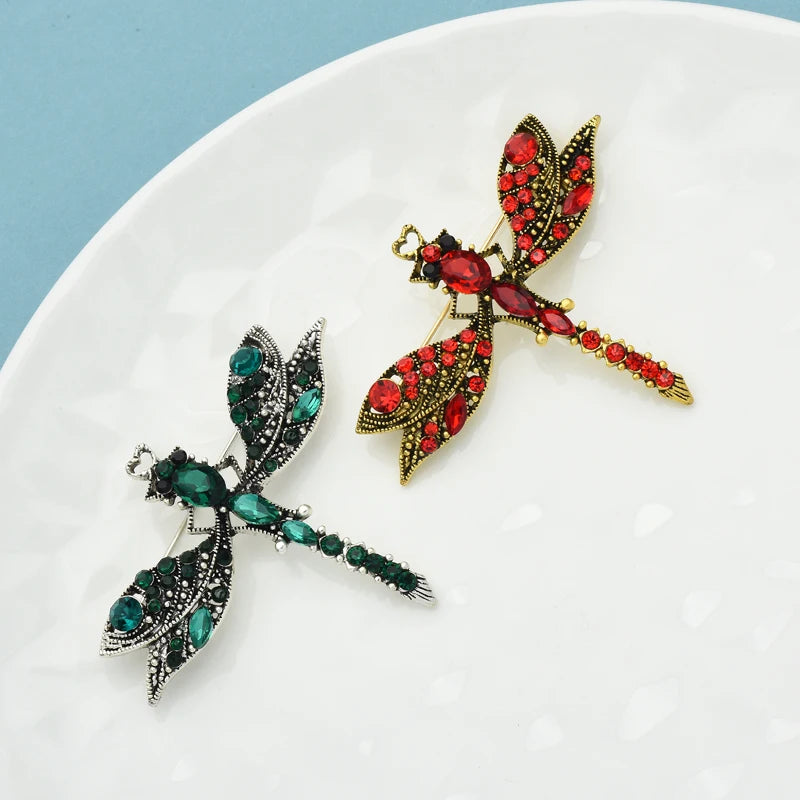 PENDRA Vintage Dragonfly Brooch