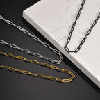 PENDRA Rectangle 4Mm Chain Necklace