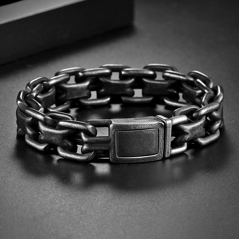 PENDRA DoubleZero Heavy Link Chain Bracelet