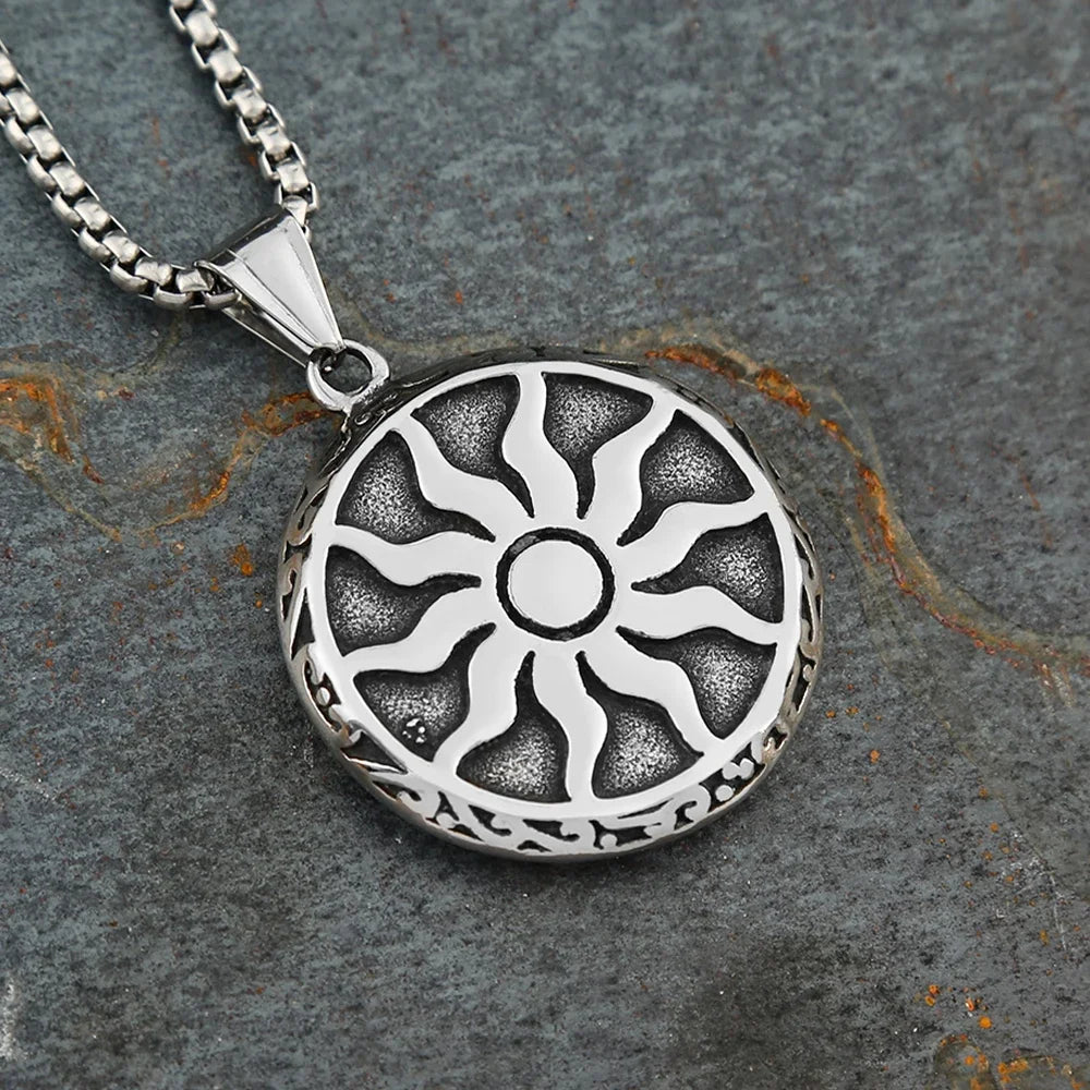 PENDRA Apollo Sun God Pendant Necklace