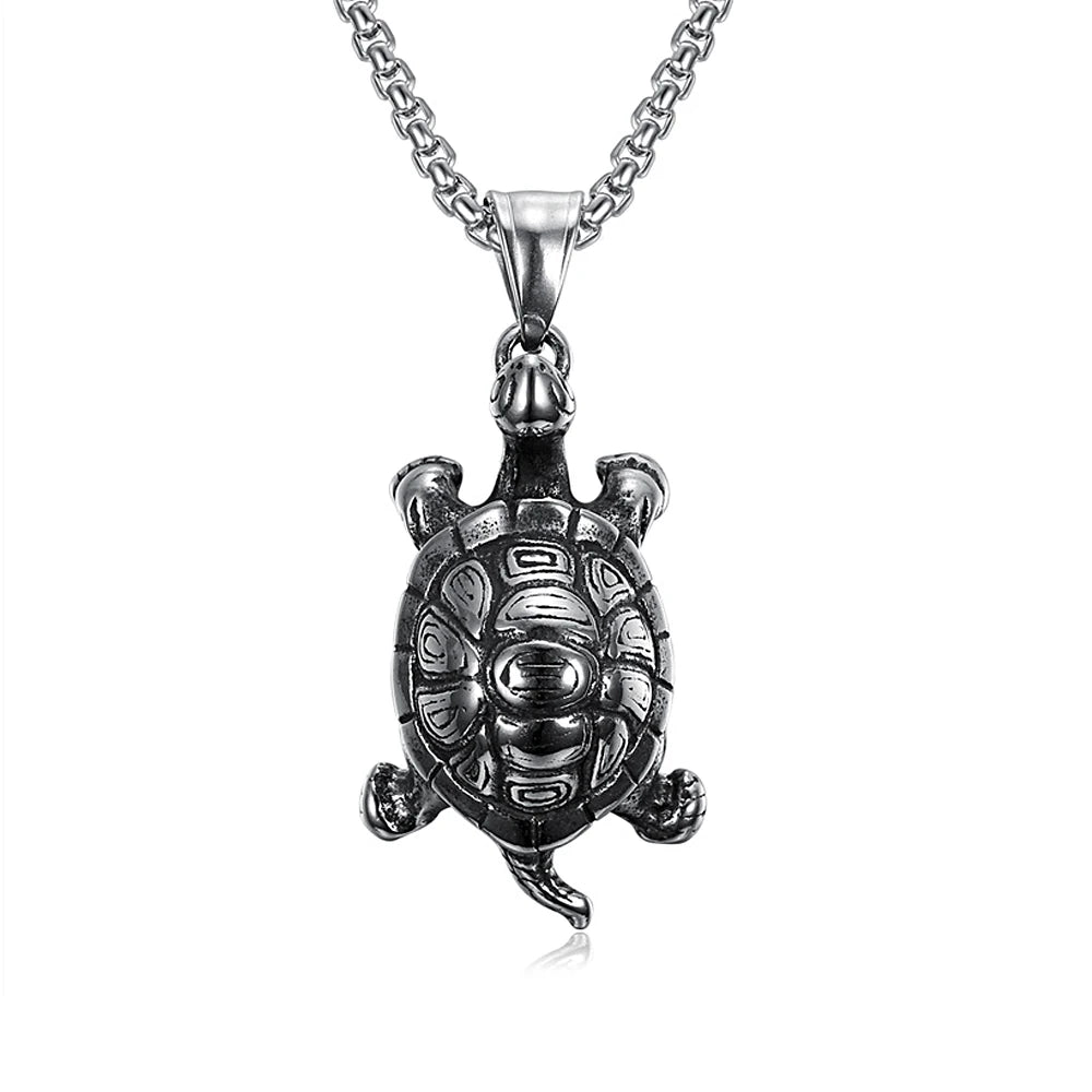 PENDRA Turtlenova Stainless Steel Turtle Necklace