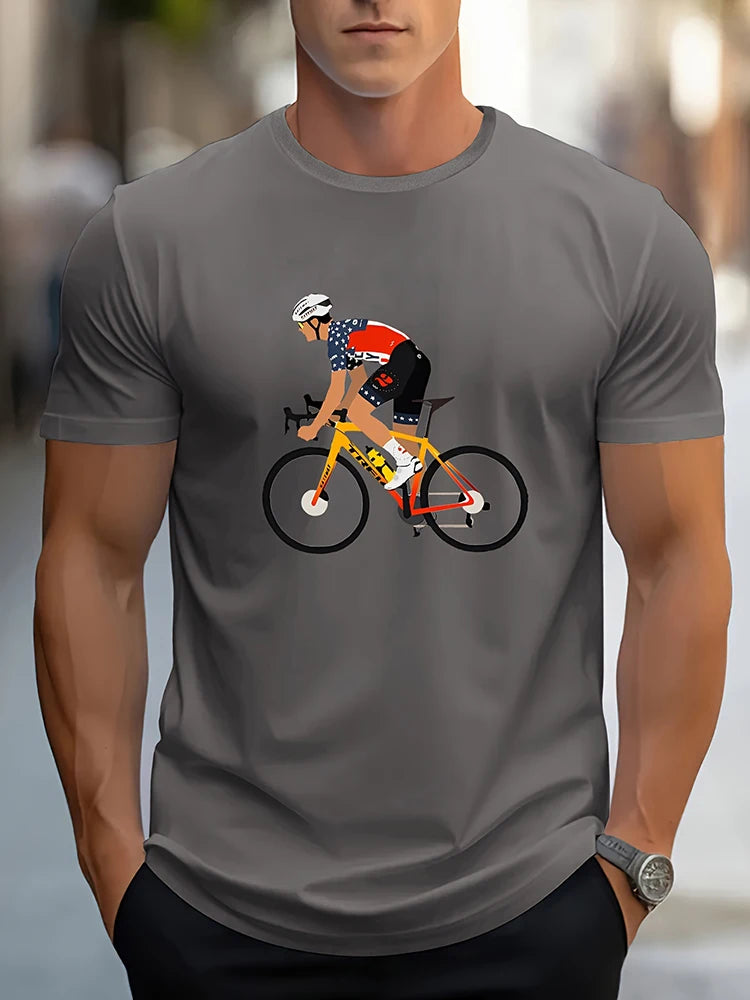PENDRA Printed Sports Motorcycle T-Shirt