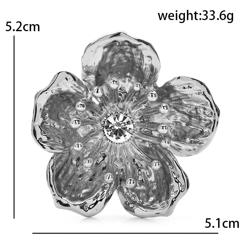 PENDRA Plumelle Alloy Plum Blossom Brooch