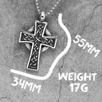 PENDRA Tavvara Cross Charm Necklace