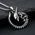 PENDRA Alienforge 316L Stainless Steel Alien Necklace