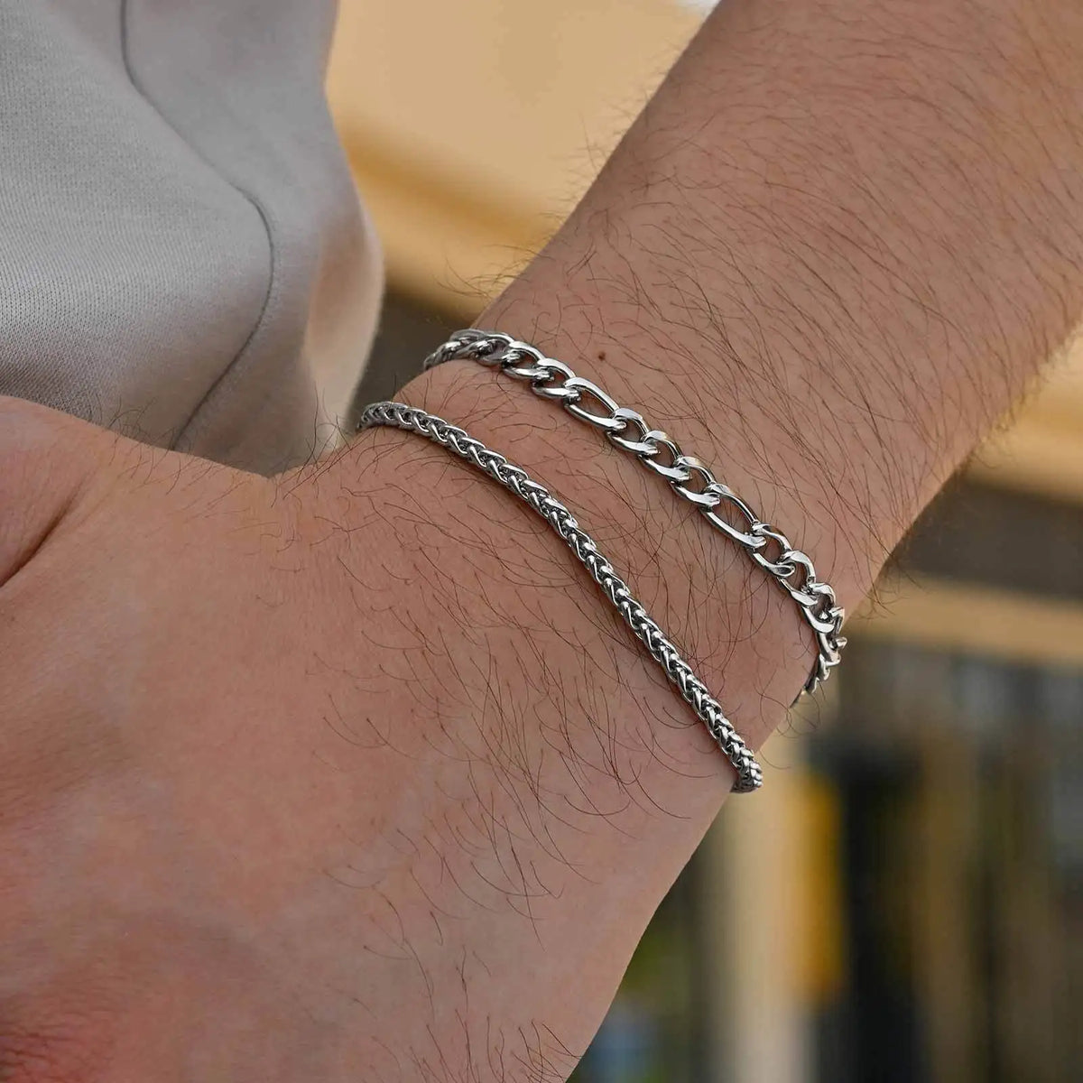 PENDRA Wheat Figaro Bracelet