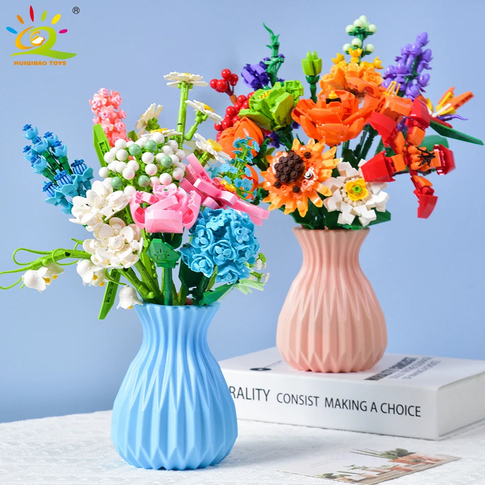 PENDRA Bouquet Plants Floral Building Set
