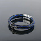 PENDRA Cross Blue Bracelet