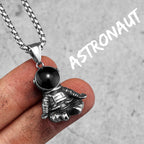 PENDRA Spaceman Astronaut Steel Necklace