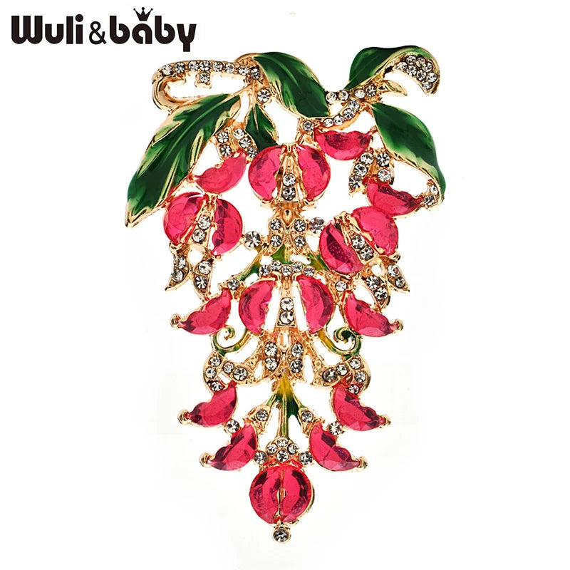 PENDRA Florabelle Vintage Big Flower Brooch