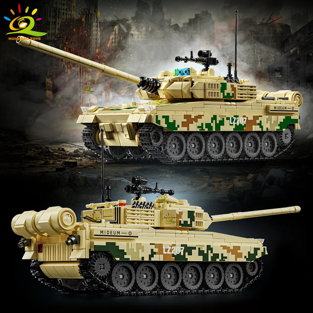 PENDRA Military Tank Army Building Set