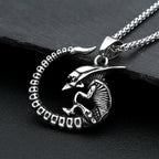 PENDRA Alienforge 316L Stainless Steel Alien Necklace