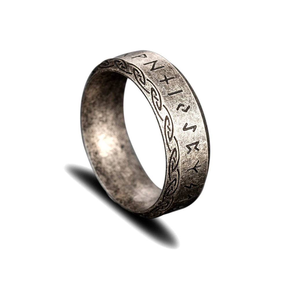 PENDRA Celtic Knot Rune Ring