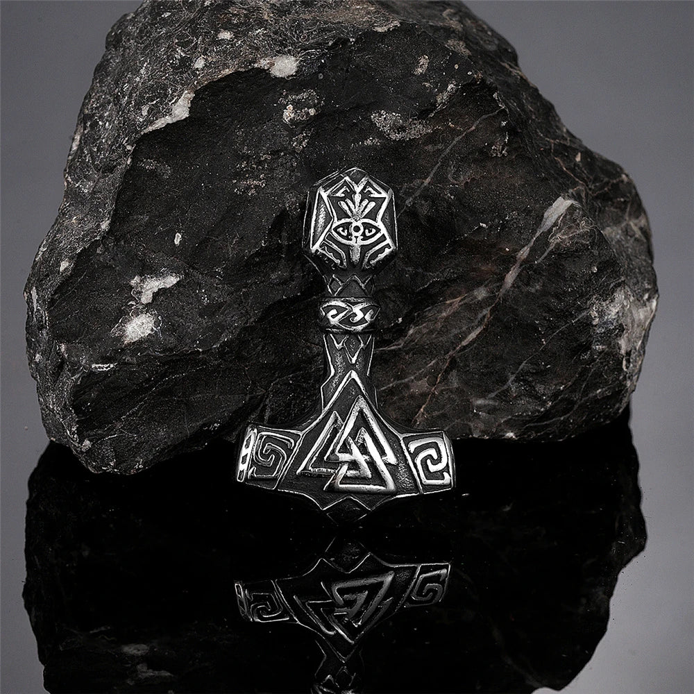 PENDRA Rune Hammer Necklace
