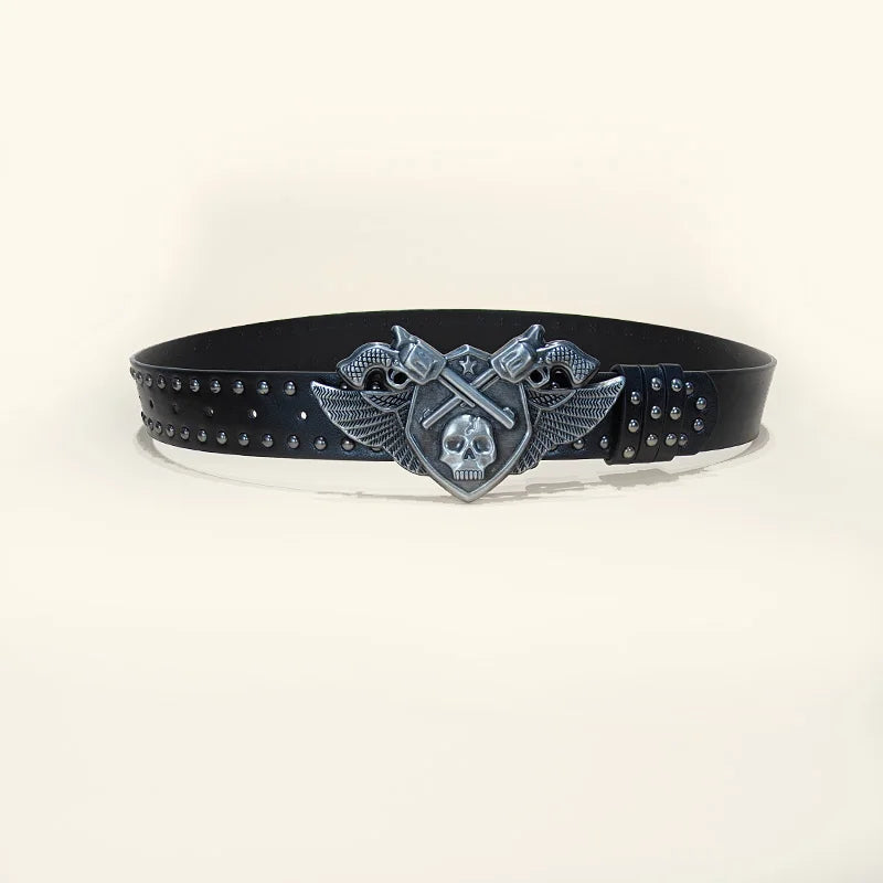 PENDRA Galaeva Black Skull Luxury Belt