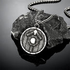 PENDRA Rune Compass Futhark Necklace
