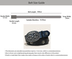 PENDRA Miralia D-Buckle Skull Gothic Belt