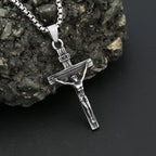 PENDRA Jesuscross 316L Stainless Steel Cross Pendant