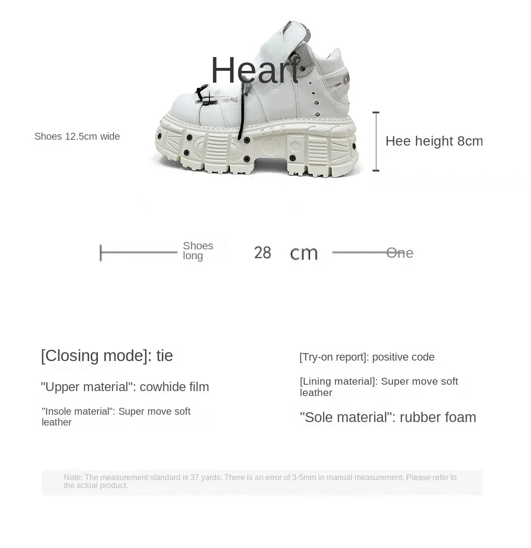 PENDRA Lace Platform Cyberpunk Shoes