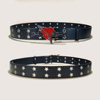 PENDRA Koraellea Leather Eyelet Gothic Belt