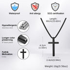 PENDRA Cross Gold Silver Pendant Necklace