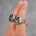 PENDRA Crown Boyfriend Steel Ring