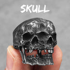PENDRA Punk Gothic Skull Ring