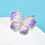 PENDRA Beautiful Enamel Butterfly Brooch