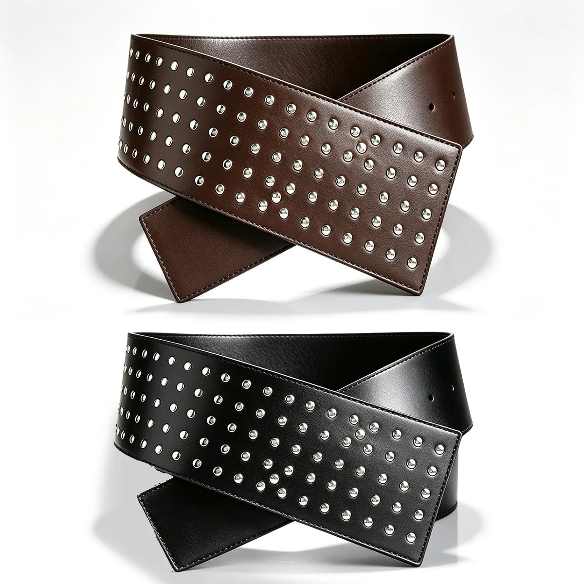 PENDRA Irisellea Leather Rope Punk Belt