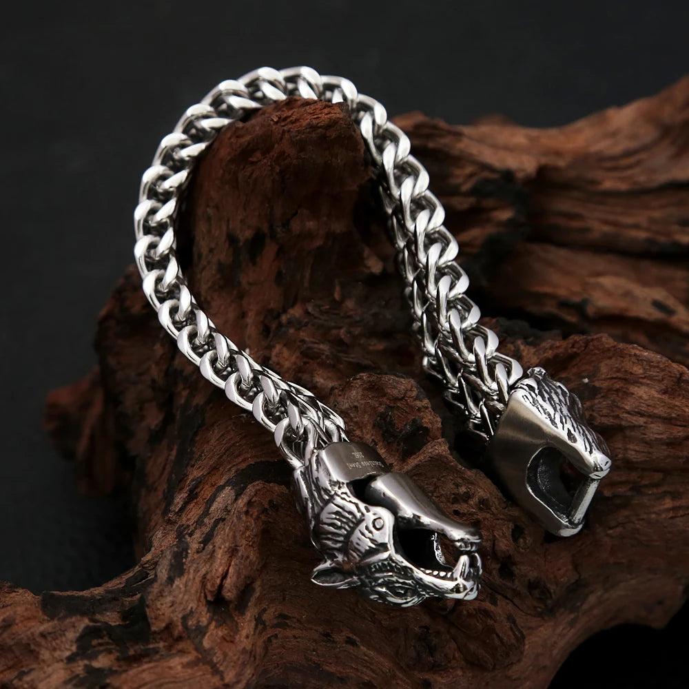 PENDRA Runecrest Nordic Stainless Steel Bracelet