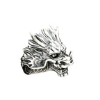 PENDRA Dragon Opening Silver Ring