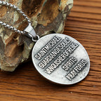 PENDRA Michaelguardian Stainless Steel Archangel Pendant