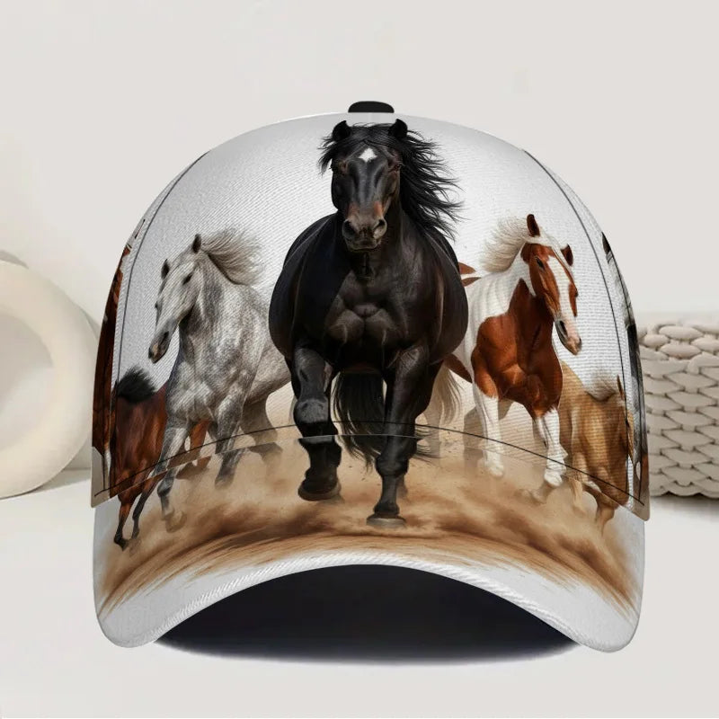 PENDRA Galloping Horses Cap