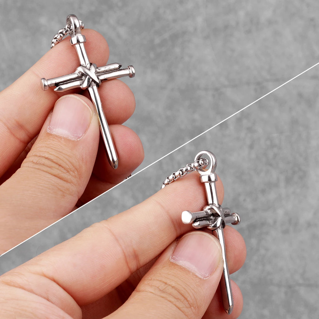 PENDRA Yorivane Cross Charm Necklace
