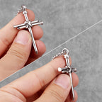 PENDRA Yorivane Cross Charm Necklace