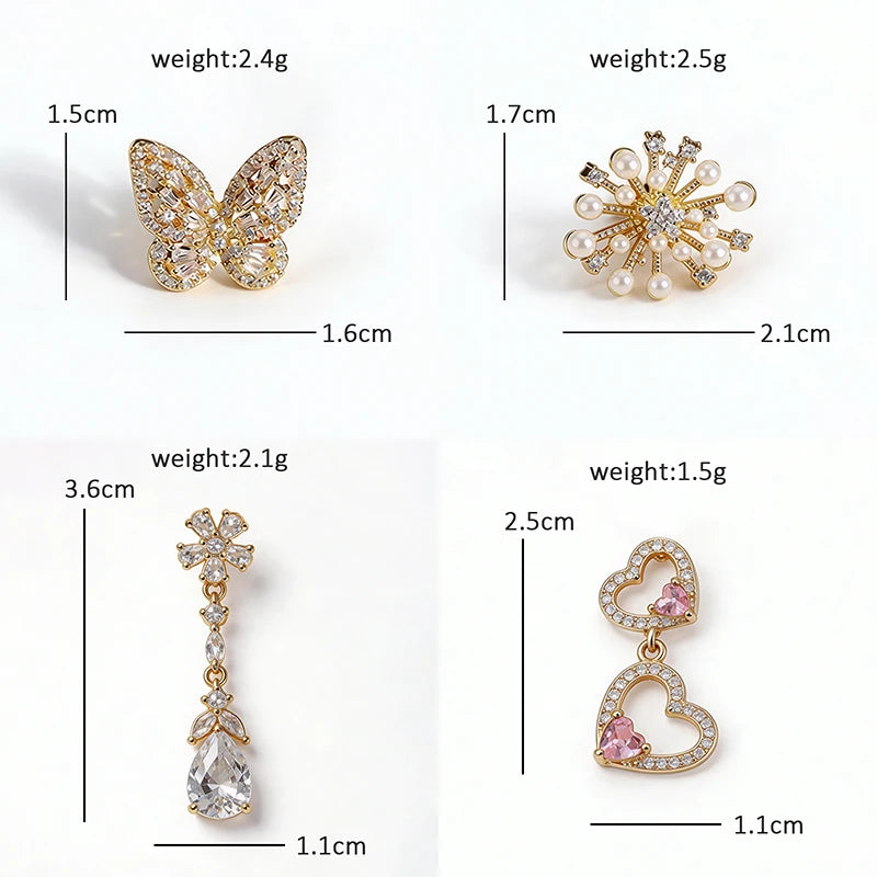 PENDRA Floracollar Lady's Shirt Collar Pin