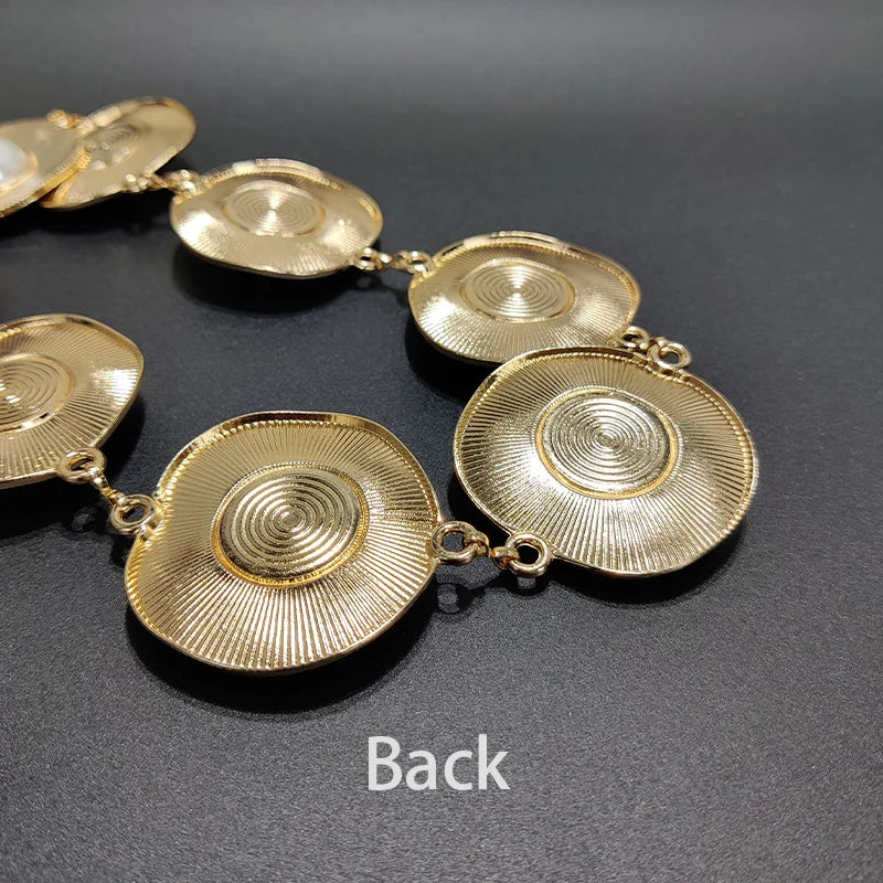 PENDRA Celesarae Pearl Chain Elegant Belt