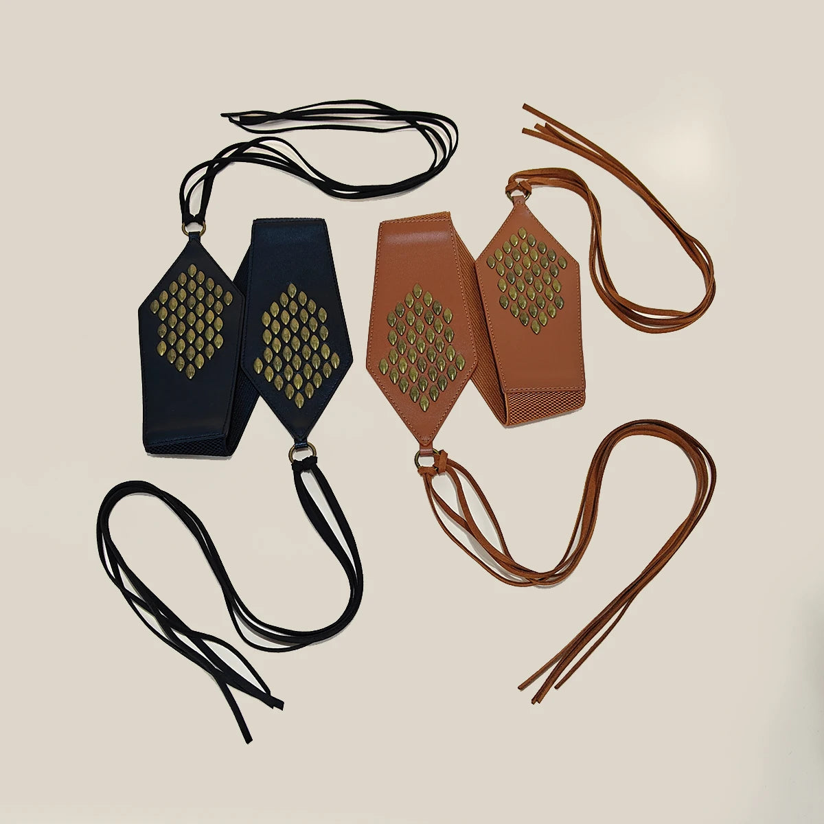 Spicy Girl Knot Leather Belt For Summer and Winter Versatile Western Women's and Men's long Belt Plus Size Coat Dress Waistband