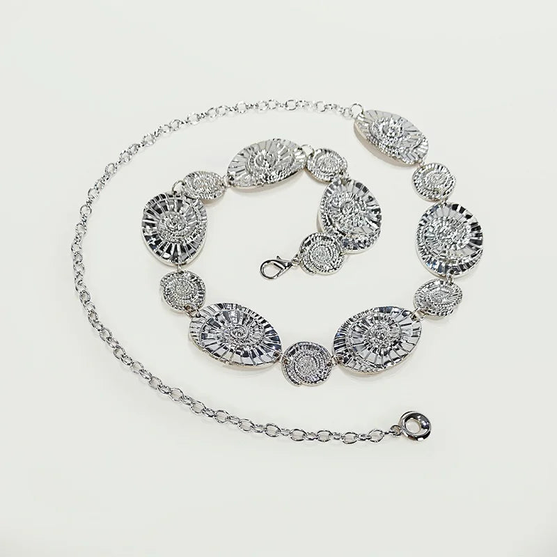 PENDRA Demielle Metal Conch Elegant Waist Chain Belt