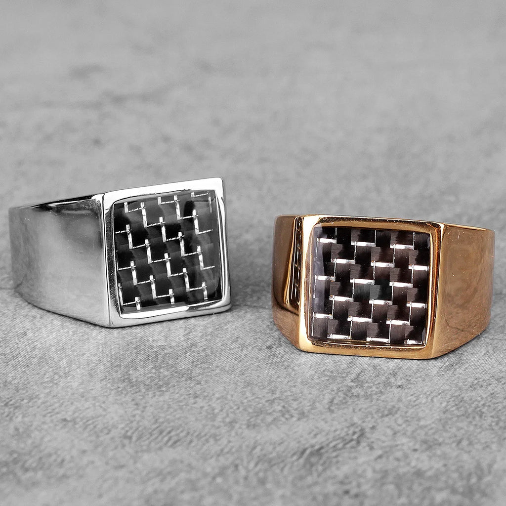 PENDRA Elegant Classics Boyfriend Steel Ring
