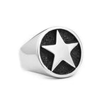 PENDRA Starcrest Lucky Star Signet Ring