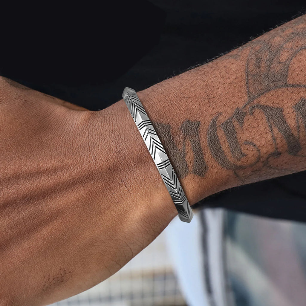 Viking Tribal Arrow Cuff Classic Norse Bracelet Bangle,Men Bracelet,Stainless steel Celtic Style Cuff Bracelets