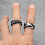 PENDRA Argali Sheep Skull Steel Ring