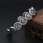 PENDRA Zodiac Twelve Stainless Steel Cuff Bracelet